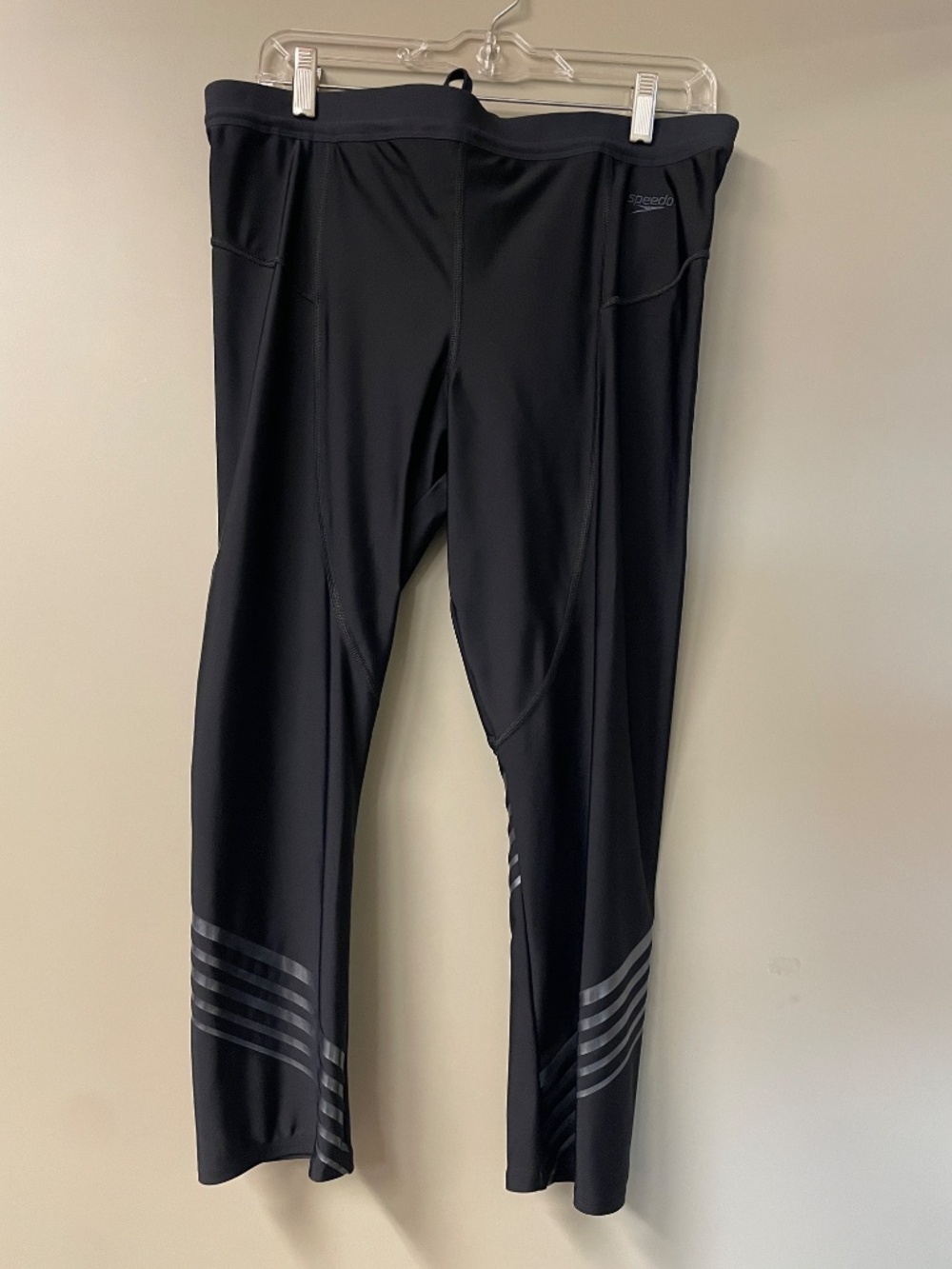 Speedo. Gym2Pool. Black with reflective stripe
